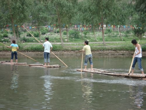 划竹筏